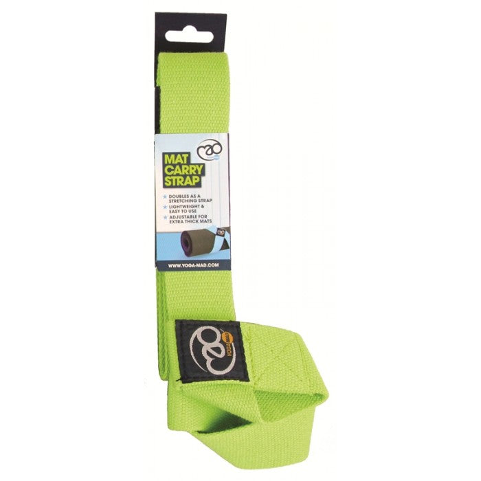 FITNESS MAD YOGA (BELT +) CARRY STRAP - GREEN