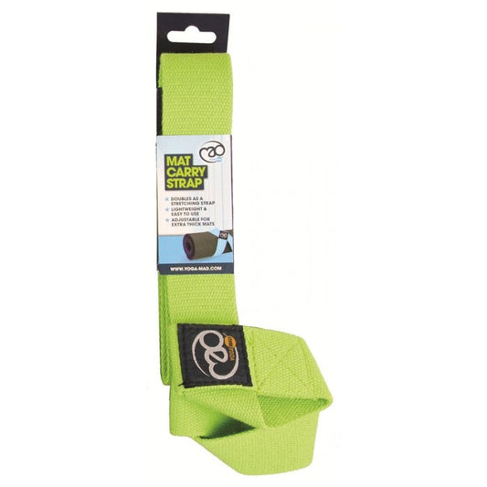 FITNESS MAD YOGA (BELT +) CARRY STRAP - GREEN