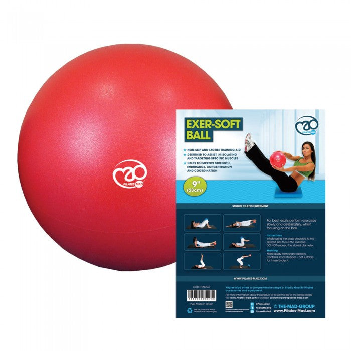 FITNESS MAD EXER-SOFT BALL 9'' - RED