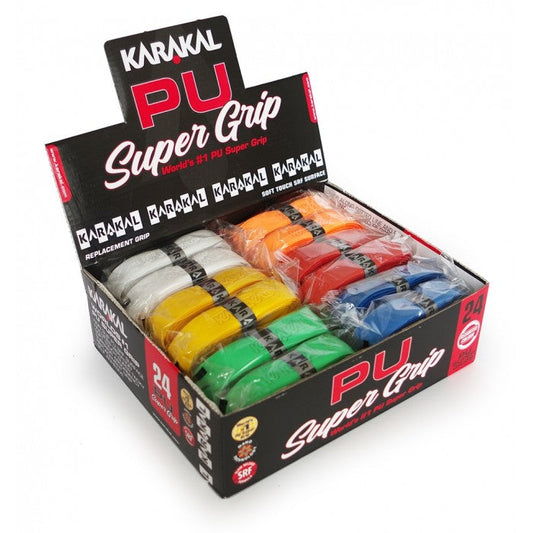 KARAKAL SUPERGRIP BOX 24 PLAIN ASSORTED
