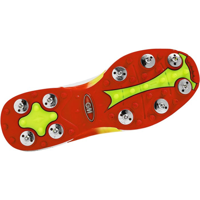 GM RIVAL SPIKE CRICKET SHOE WHITE