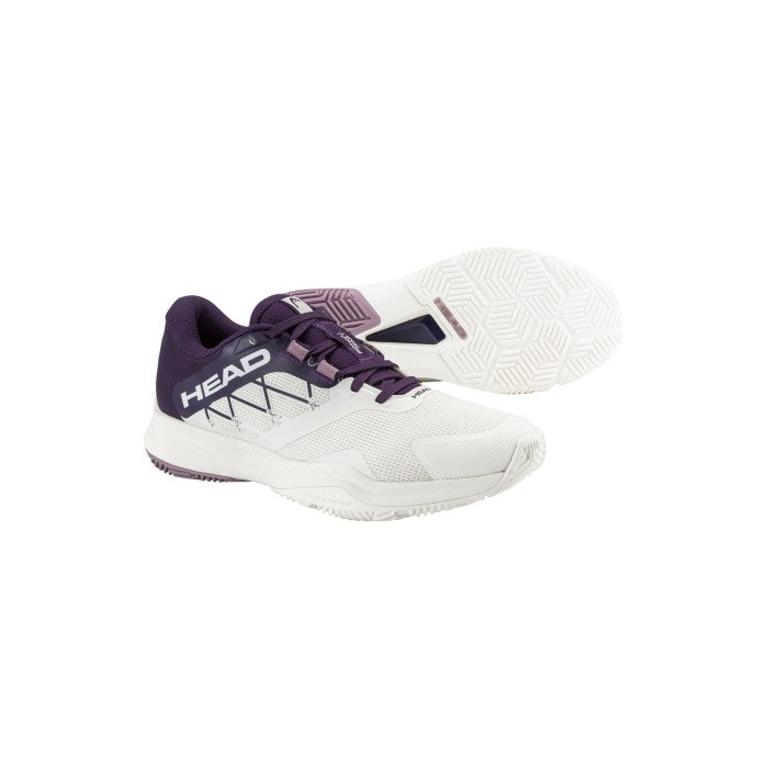 HEAD PADEL SHOE WOMENS MOTION TEAM 1.5 WHITE/PURPLE