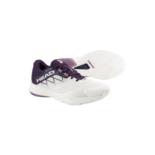 HEAD PADEL SHOE WOMENS MOTION TEAM 1.5 WHITE/PURPLE