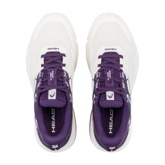 HEAD PADEL SHOE WOMENS MOTION TEAM 1.5 WHITE/PURPLE
