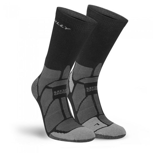 HILLY MARATHON FRESH CREW SOCK BLACK/GREY