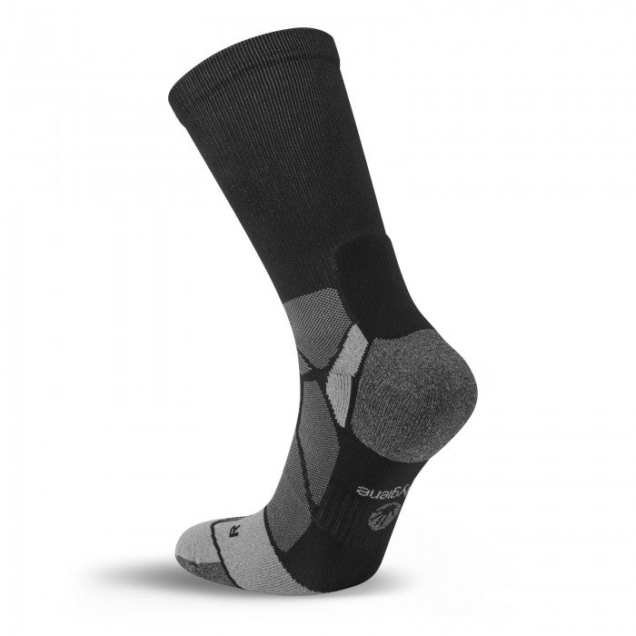 HILLY MARATHON FRESH CREW SOCK BLACK/GREY