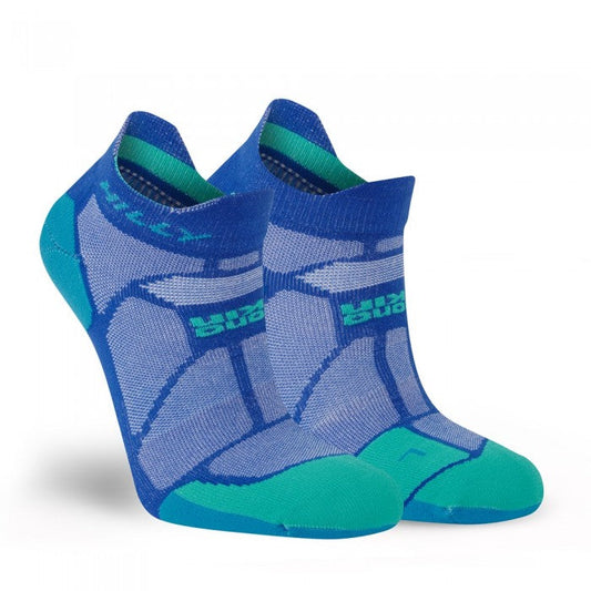 HILLY MARATHON FRESH SOCKLET SOCK MINIMUM- SAPPHIRE/TEAL