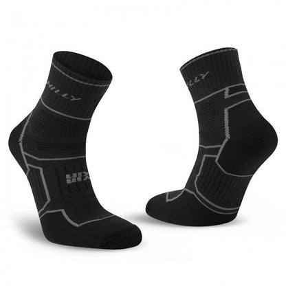 HILLY TWIN SKIN ANKLET SOCK MEDIUM BLACK/ANTHRACITE