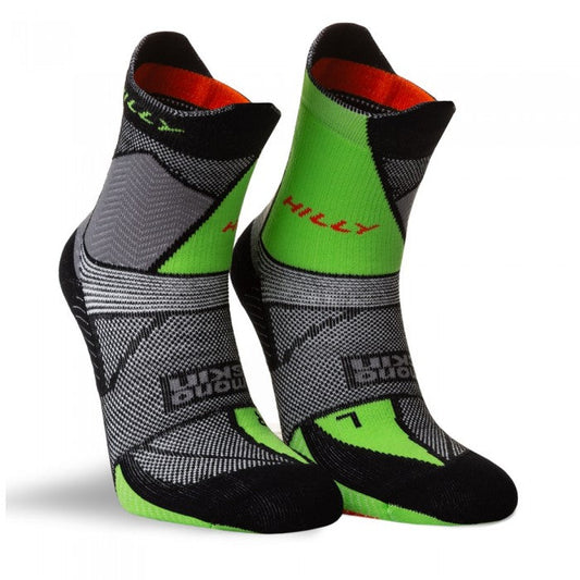 HILLY MARATHON FRESH ANKLET SOCK MEDIUM BLACK/GREY