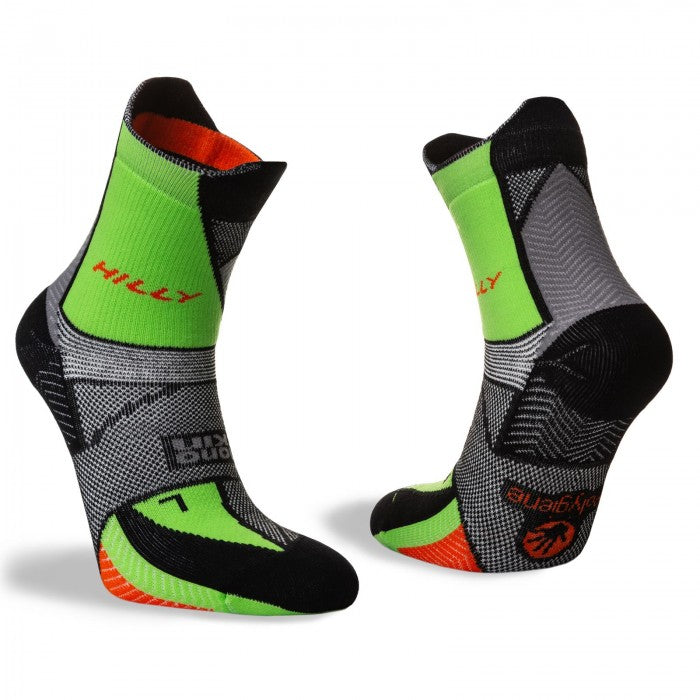 HILLY MARATHON FRESH ANKLET SOCK MEDIUM BLACK/GREY