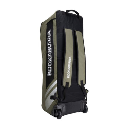 2026 KOOKABURRA CRICKET BAG WD4000 WHEELIE DUFFLE KHAKI/BLAC