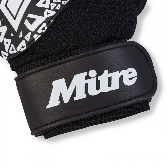 MITRE GOALKEEPING GLOVE MAGNETITE GLOVE JUNIOR BLACK/WHITE