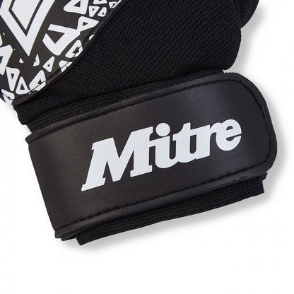 MITRE GOALKEEPING GLOVE MAGNETITE GLOVE JUNIOR BLACK/WHITE