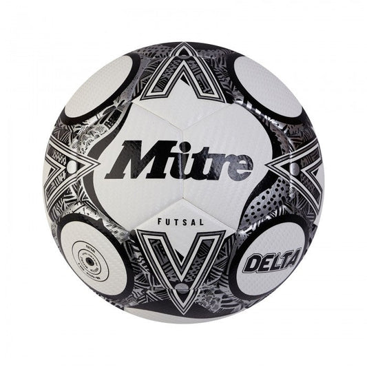 MITRE DELTA FUTSAL 24 WHITE/BLACK/SILVER