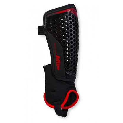 MITRE SHINPAD AIRCELL CARBON (+ANKLE) BLK / RED