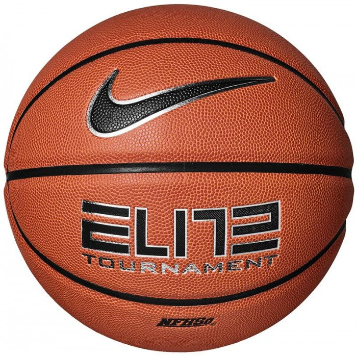 NIKE BASKETBALL ELITE TOURNAMENT AMBER/BLACK-SZ 7-FULL