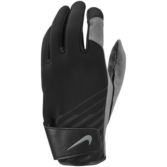 NIKE MENS COLD WEATHER GLOVES BLACK (PAIR)