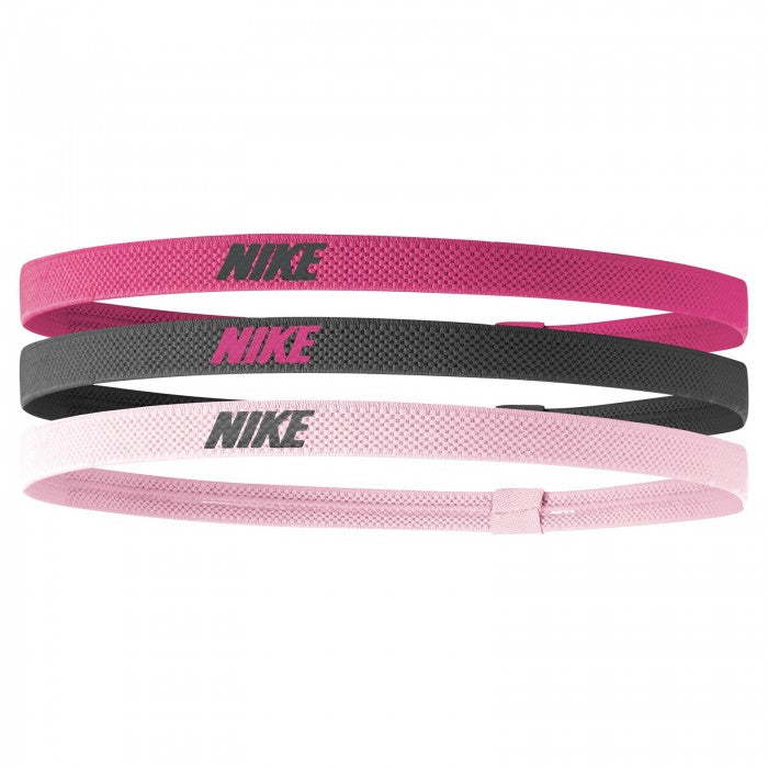 NIKE HEADBANDS ELASTIC 2.0 3PK SPARK/GRIDIRON/PINK GLAZ