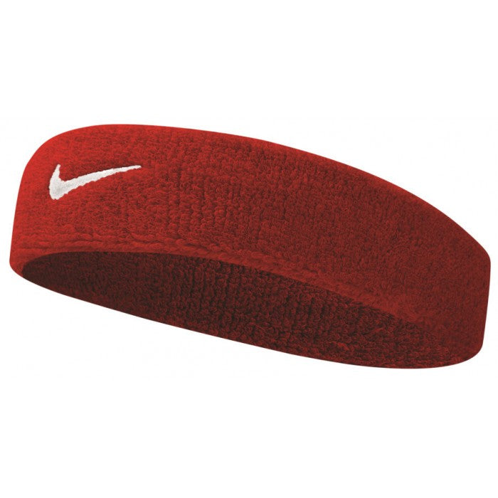 NIKE HEADBAND SWOOSH SCARLET/WHITE