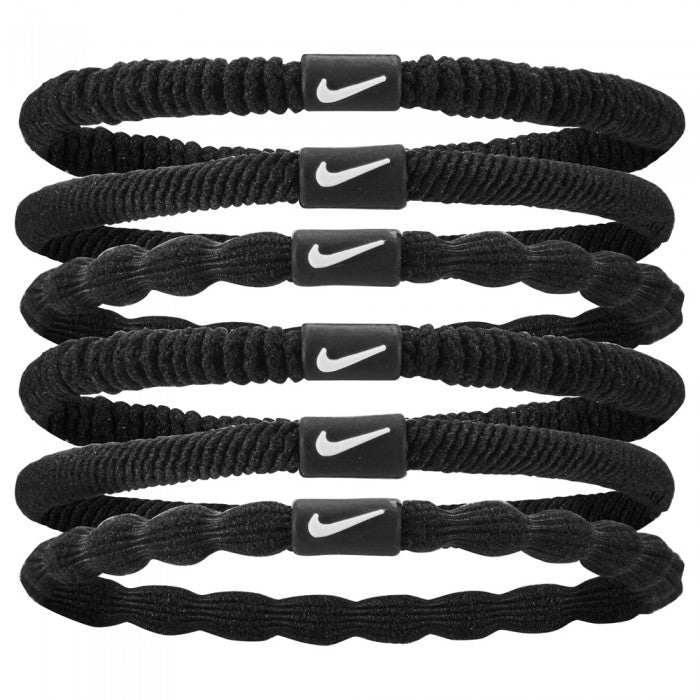 NIKE FLEX HAIR TIE 6PK BLACK