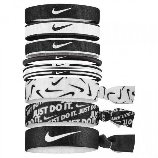 NIKE HAIRBAND MIXED ( 9 PACK ) - BLACK