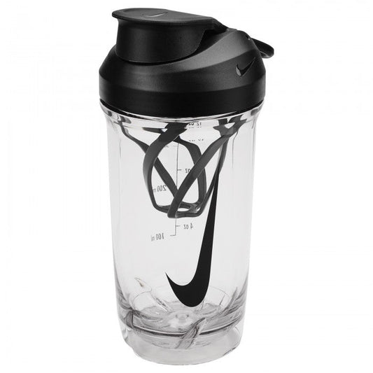 NIKE TR RECHARGE SHAKER BOTTLE 16OZ CLEAR/BLACK