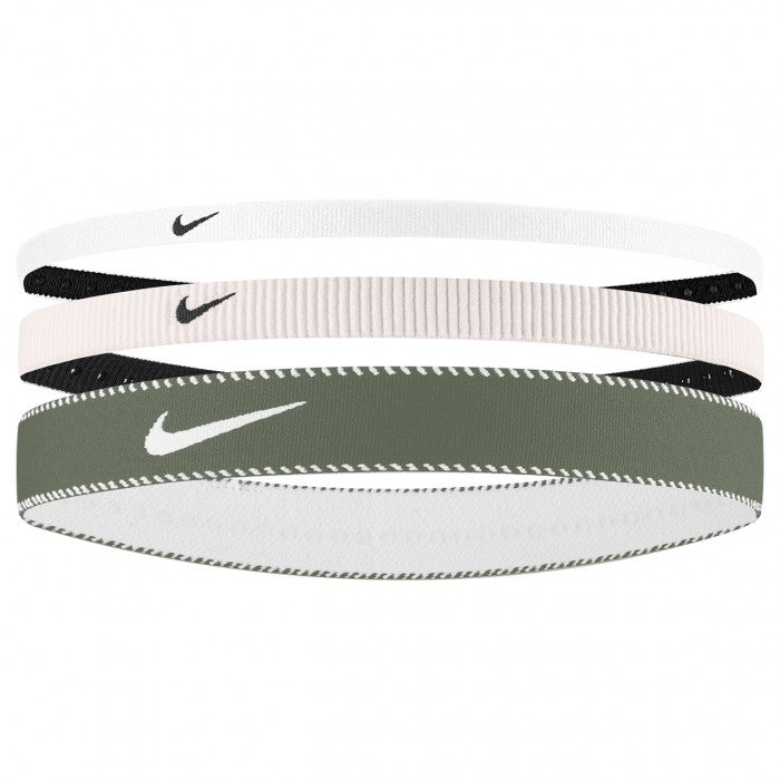 NIKE HAIRBAND FLEX CLASSIC MIXED WIDTH 3PK PINK/WHITE