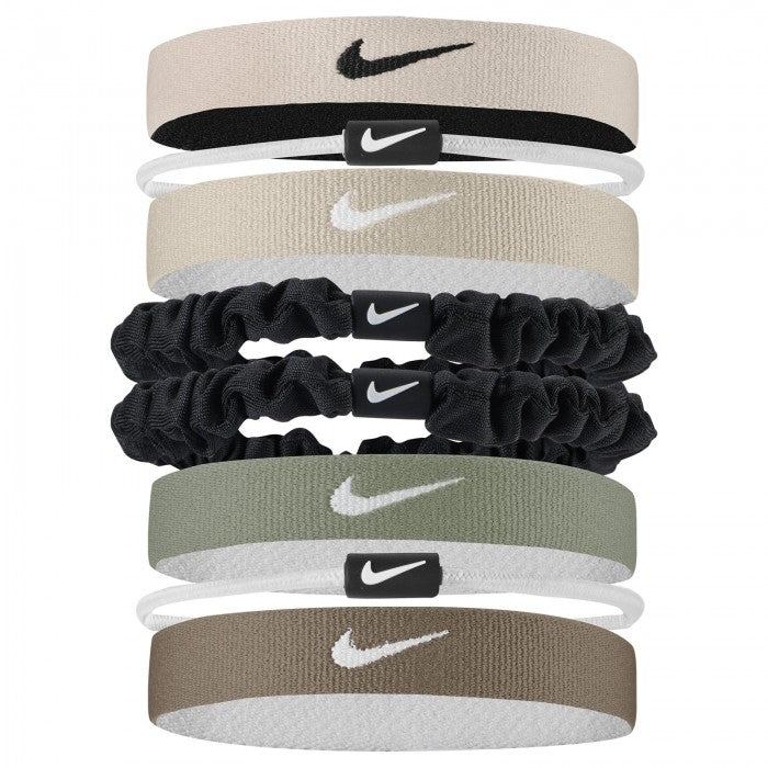 NIKE FLEX CLASSIC MIXED HAIR TIE 8PK PINK/WHITE