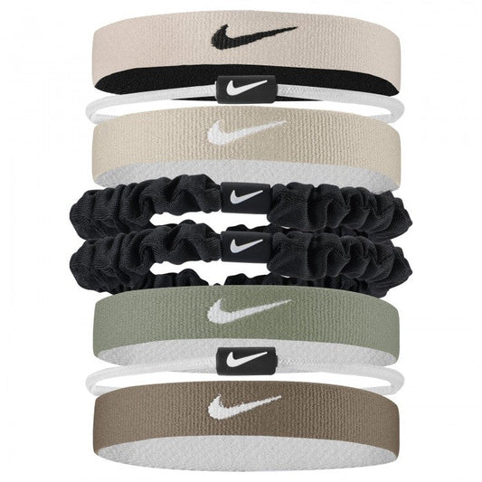 NIKE FLEX CLASSIC MIXED HAIR TIE 8PK PINK/WHITE