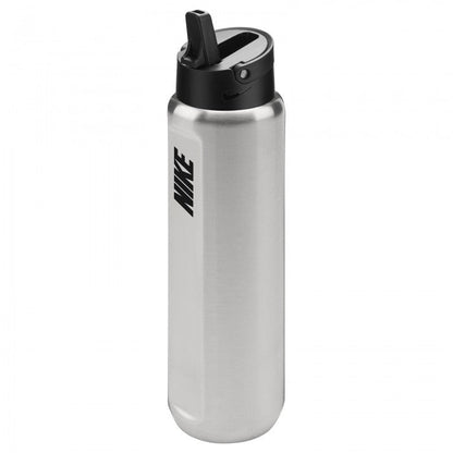 NIKE SS RECHARGE STRAW BOTTLE 24 OZ STEEL