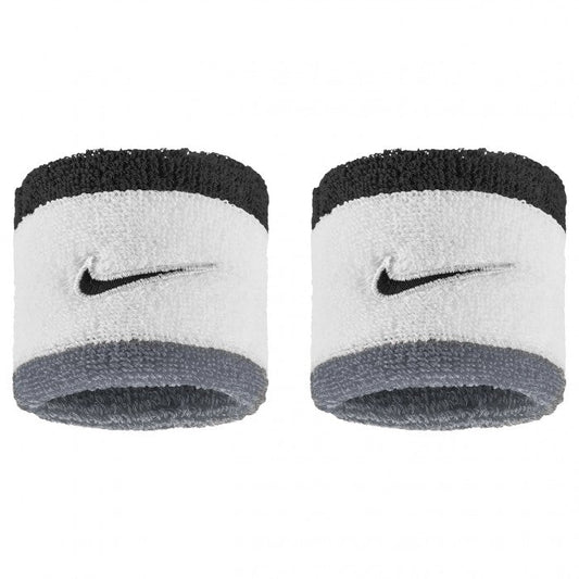 NIKE WRISTBAND CLASSIC SWOOSH WHITE/GREY/BLACK