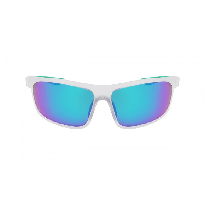 NIKE SUNGLASSES WINDTRACK RUN MATTE CLEAR/GREEN MIRROR