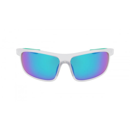 NIKE SUNGLASSES WINDTRACK RUN MATTE CLEAR/GREEN MIRROR