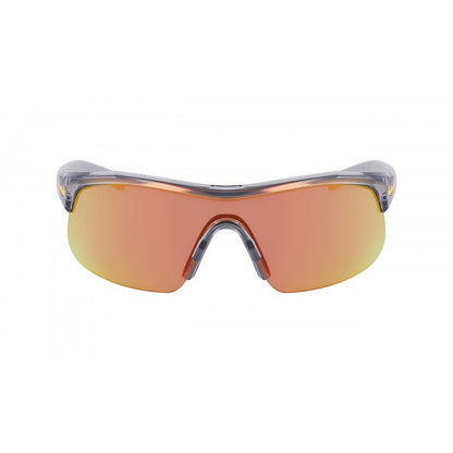 NIKE SUNGLASSES SHOW X1 SHINY WOLF GREY/ORANGE MIRROR