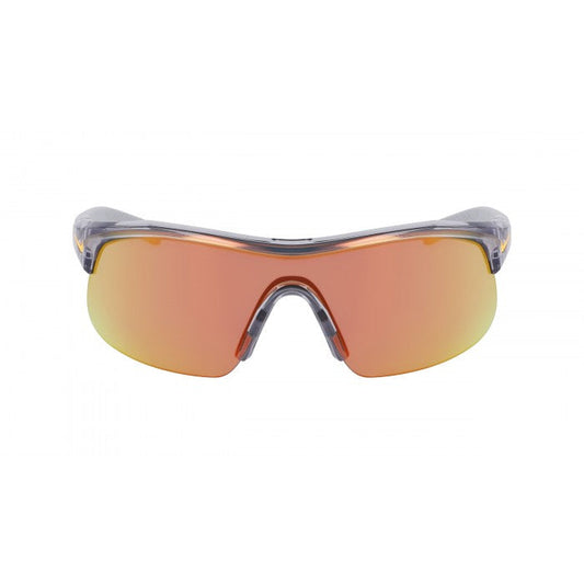NIKE SUNGLASSES SHOW X1 SHINY WOLF GREY/ORANGE MIRROR