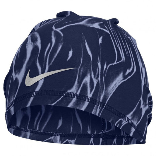 NIKE U DRI-FIT PEAK UNCUFFED BEANIE PRINTED BLUE