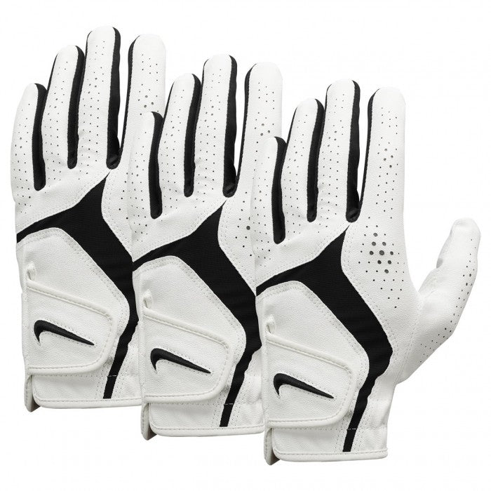 NIKE GOLF GLOVES DURA FEEL X WHITE 3 PACK (LH)