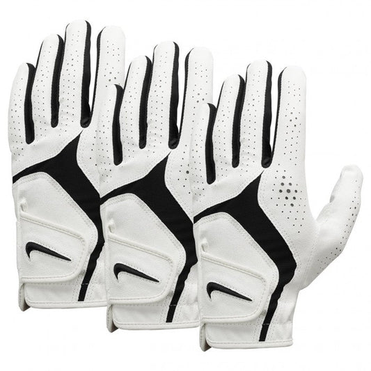 NIKE GOLF GLOVES DURA FEEL X WHITE 3 PACK (LH)