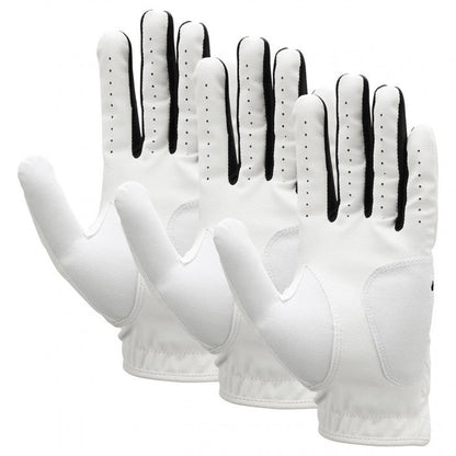 NIKE GOLF GLOVES DURA FEEL X WHITE 3 PACK (LH)