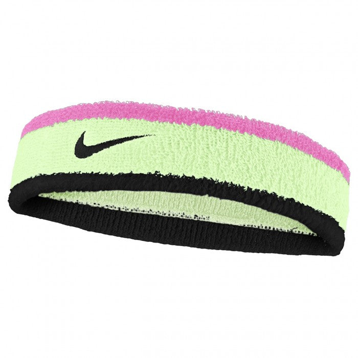 NIKE HEADBAND SWOOSH B.VOLT/PINK