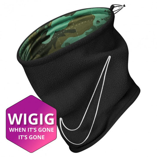 NIKE NECKWARMER 2.0 REVERSIBLE BLACK / ROUGH GREEN
