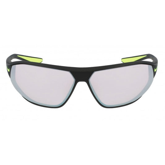 NIKE SUNGLASSES AERO SWIFT BLACK/VOLT/ROAD TINT LENS