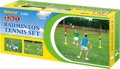 2 in 1 Badminton/Tennis Set