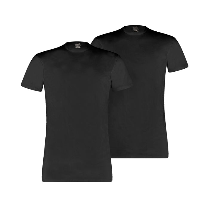 PUMA T-SHIRT 2 PACK BLACK