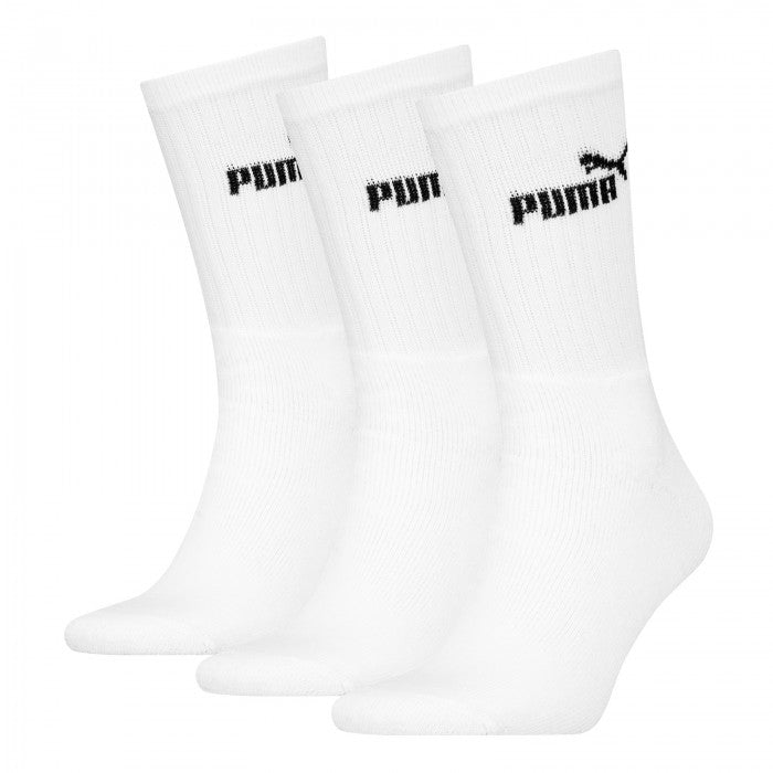 PUMA CREW 3 PAIR PACK SOCKS WHITE