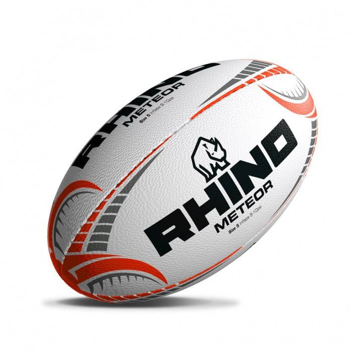 RHINO RUGBY BALL METEOR WHITE
