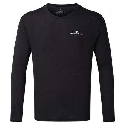 RONHILL MENS CORE LONG SLEEVE TEE BLACK
