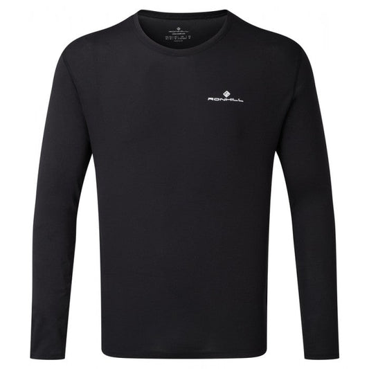 RONHILL MENS CORE LONG SLEEVE TEE BLACK