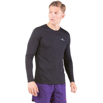 RONHILL MENS CORE LONG SLEEVE TEE BLACK