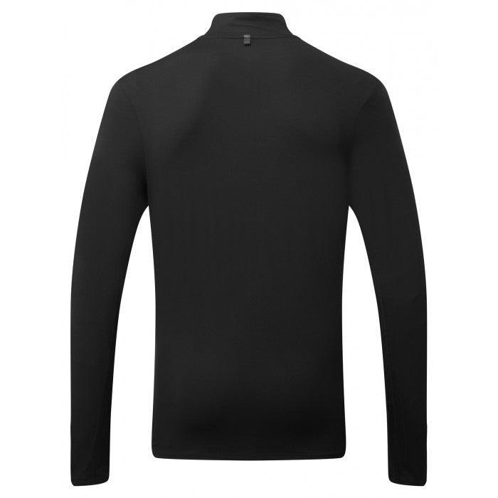 RONHILL MENS CORE THERMAL 1/2 ZIP TEE BLACK